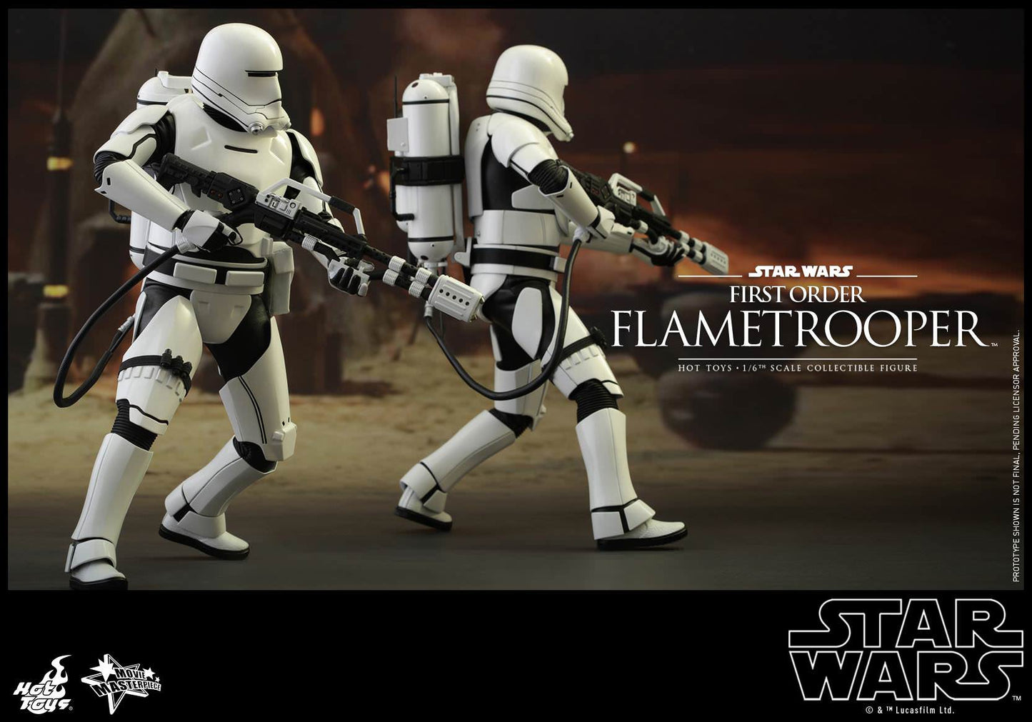 Hot Toys Star Wars: The Force Awakens - First OrderFlametrooper MMS326