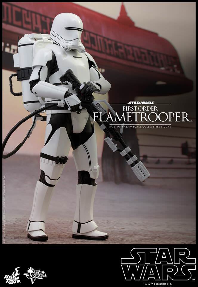 Hot Toys Star Wars: The Force Awakens - First OrderFlametrooper MMS326