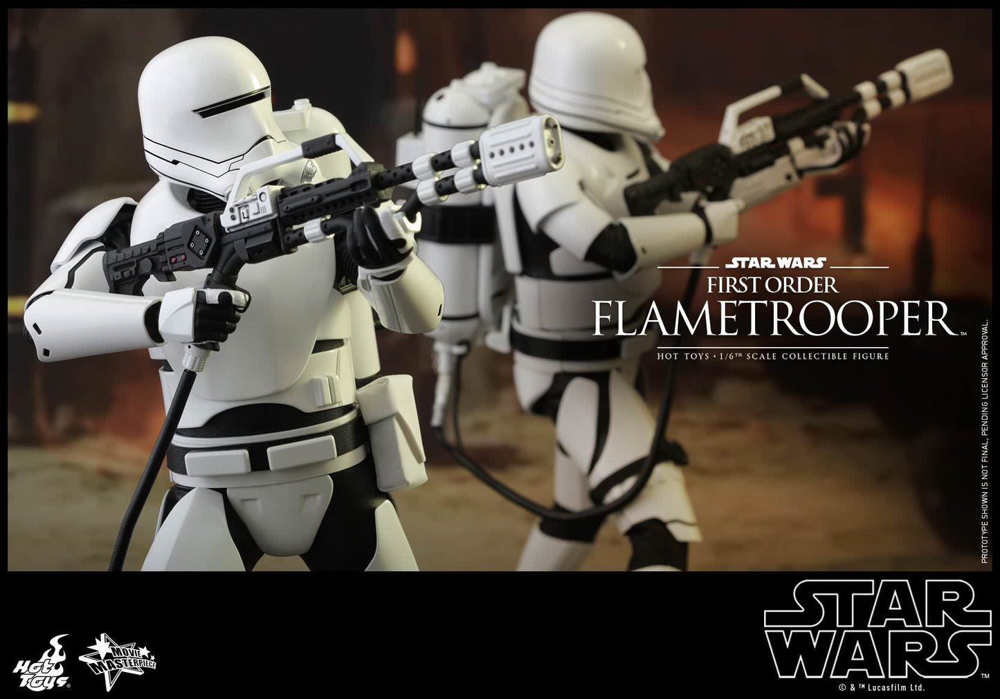 Hot Toys Star Wars: The Force Awakens - First OrderFlametrooper MMS326