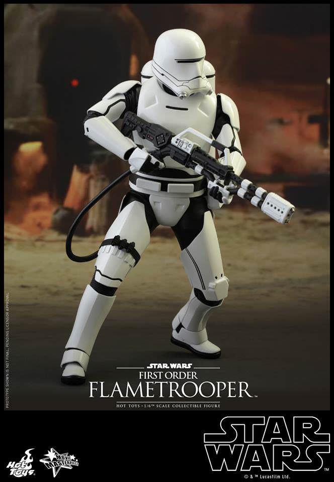 Hot Toys Star Wars: The Force Awakens - First OrderFlametrooper MMS326