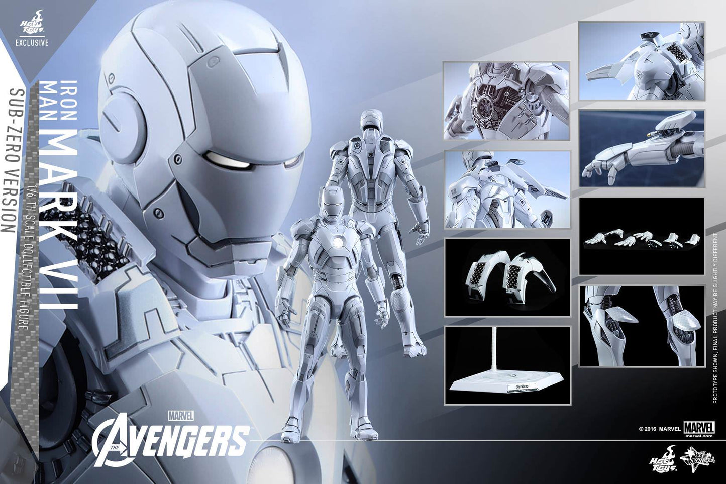 Hot Toys The Avengers - Iron Man Mark VII (Sub-Zero Version) MMS329