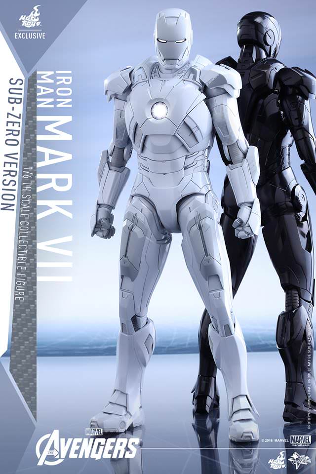 Hot Toys The Avengers - Iron Man Mark VII (Sub-Zero Version) MMS329