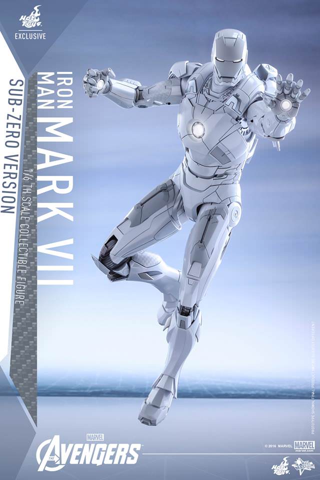 Hot Toys The Avengers - Iron Man Mark VII (Sub-Zero Version) MMS329