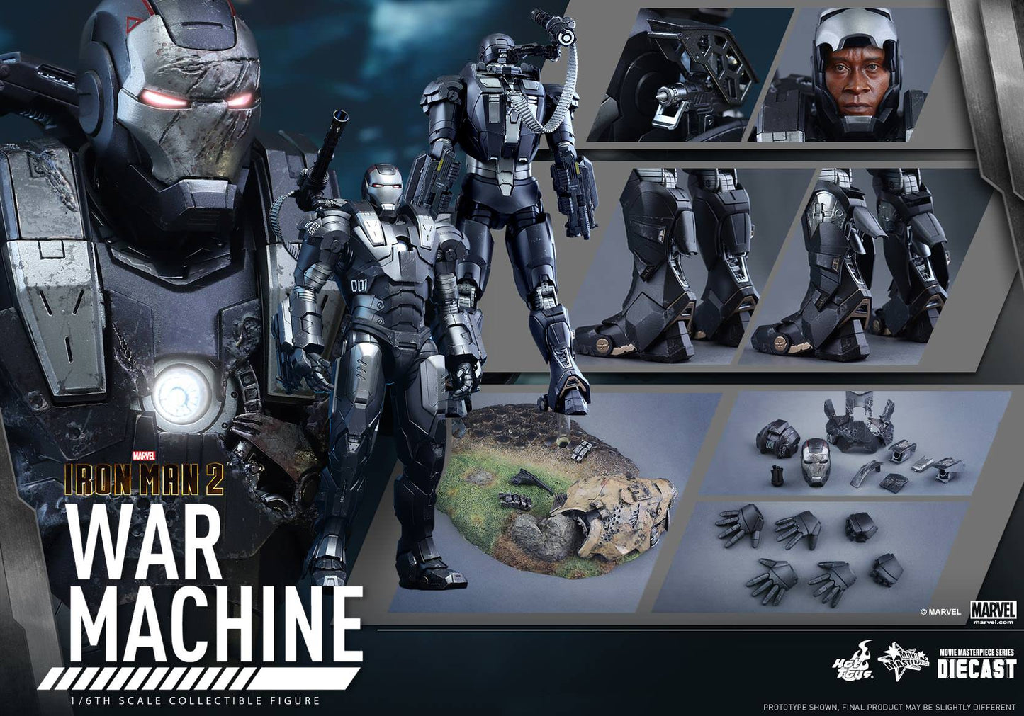 Hot Toys Iron Man 2 : War Machine MMS331D13 (Reissue Edition)