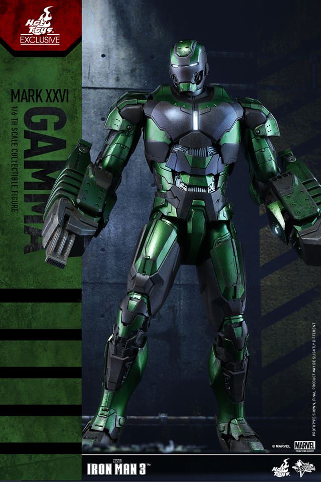 Hot Toys Iron Man 3 - Gamma (Mark XXVI) MMS332