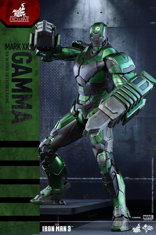 Hot Toys Iron Man 3 - Gamma (Mark XXVI) MMS332