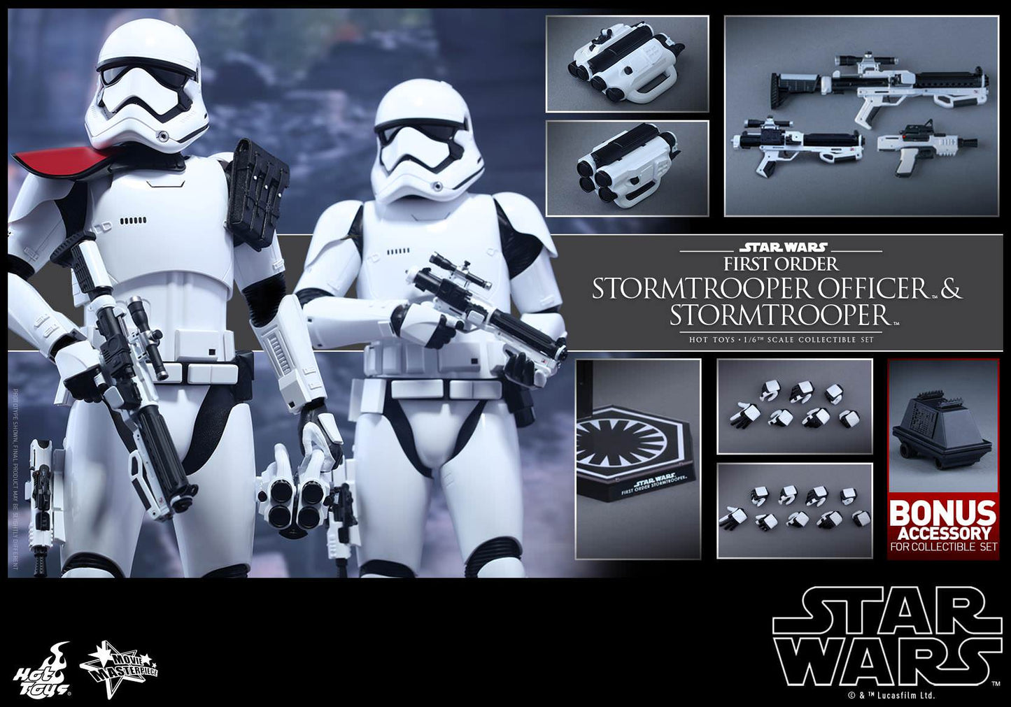 Hot Toys Star Wars : TFA – Fo Stormtrooper Set MMS335