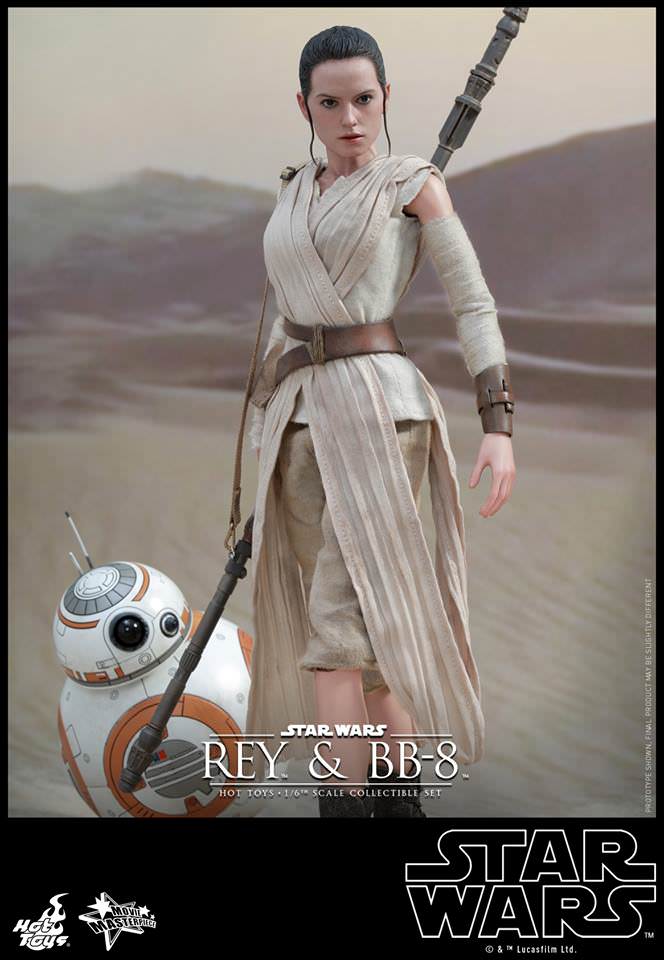 Hot Toys Star Wars: The Force Awakens MMS337 Rey and BB-8 MMS337