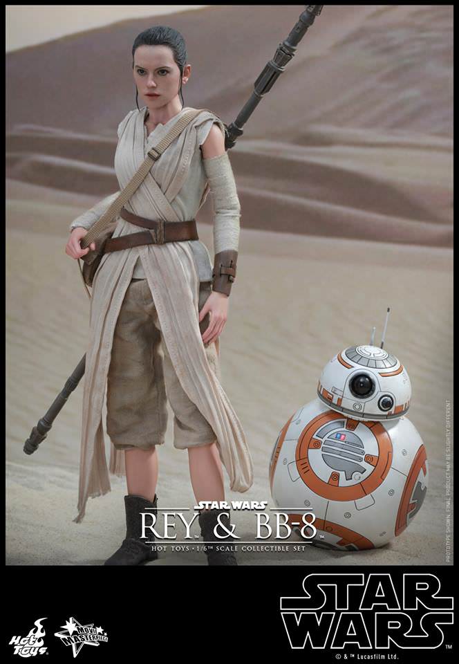 Hot Toys Star Wars: The Force Awakens MMS337 Rey and BB-8 MMS337