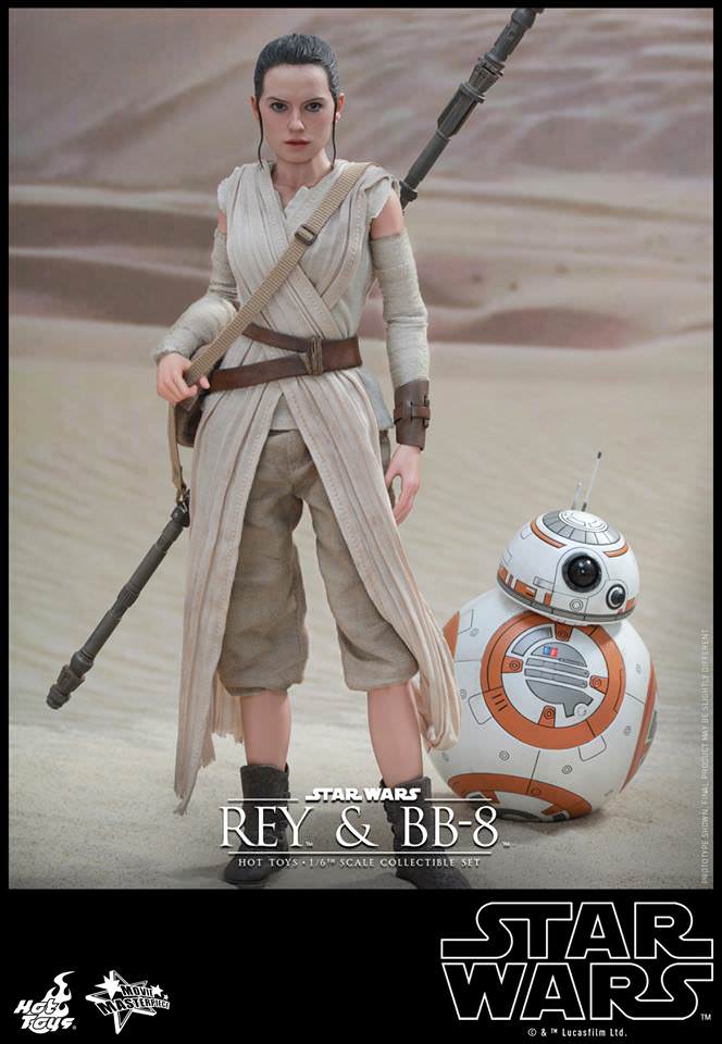 Hot Toys Star Wars: The Force Awakens MMS337 Rey and BB-8 MMS337