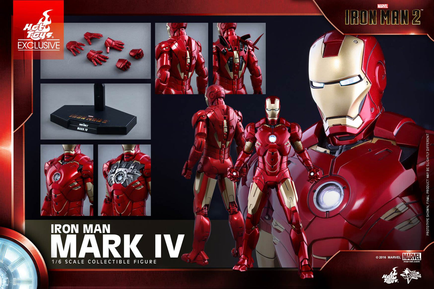 Hot Toys Iron Man 2 – Mark IV MMS338