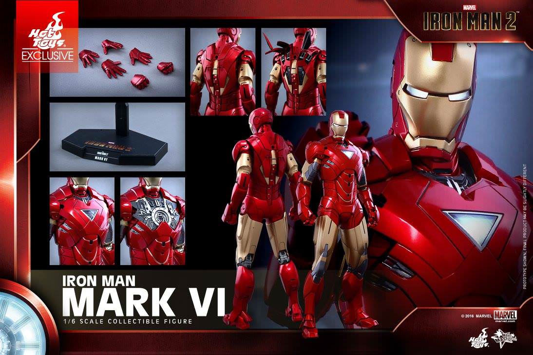 Hot Toys Iron Man 2 – Mark VI MMS339