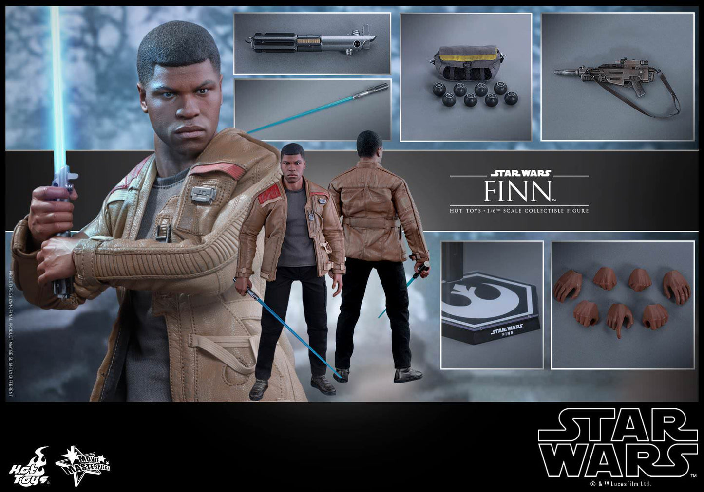 Hot Toys Star Wars: The Force Awakens - Finn MMS345