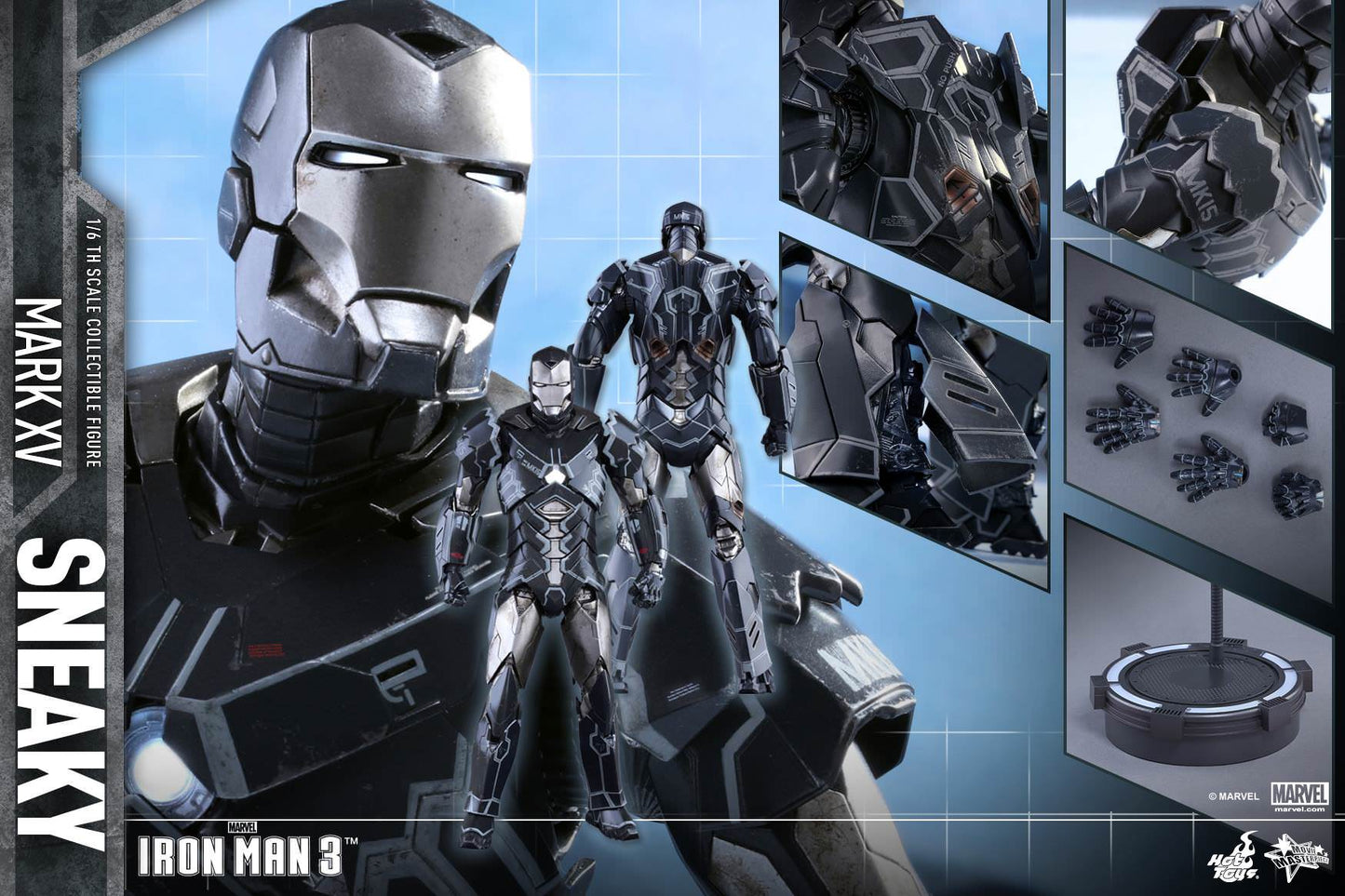 Hot Toys Iron Man 3 - Sneaky (Mark XV) MMS348