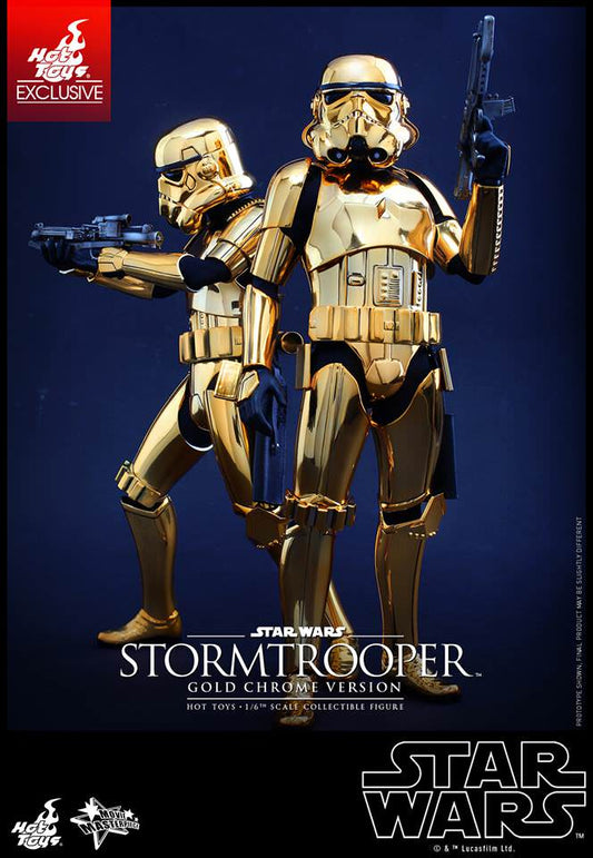 Hot Toys Star Wars Stormtrooper Gold Chrome Version MMS364