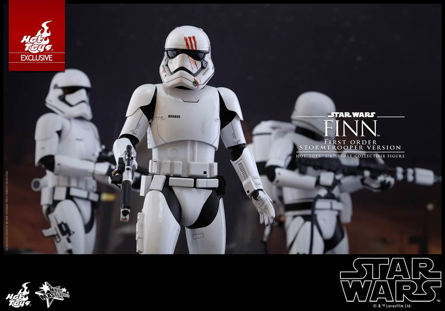 Hot Toys Star Wars: The Force Awakens - Finn (First Order Stormtrooper Version) MMS367