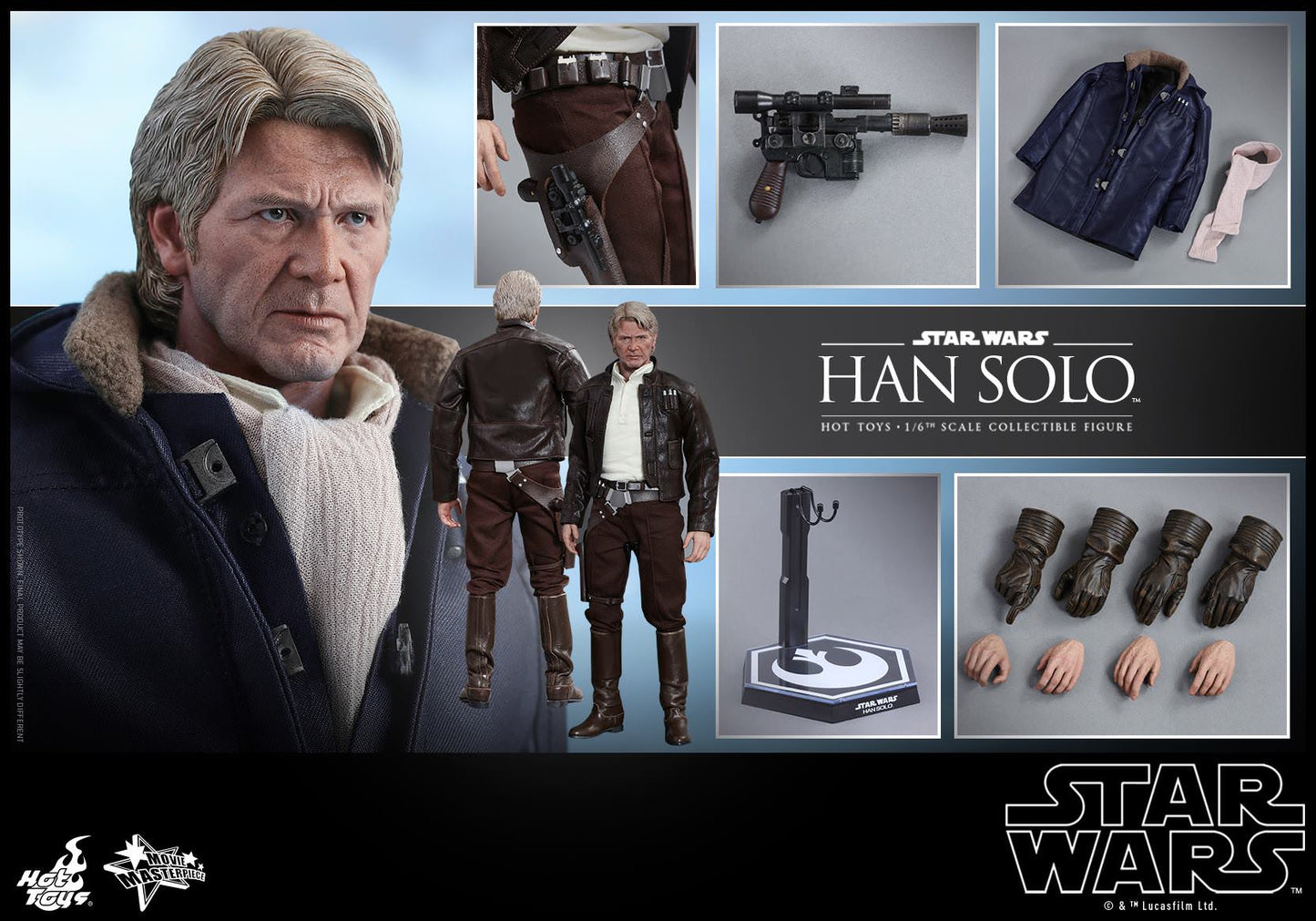 Hot Toys Star Wars: The Force Awakens - Han Solo MMS374