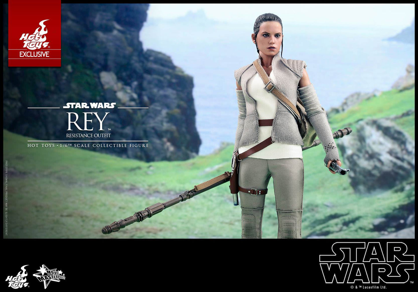 Hot Toys Star Wars: The Force Awakens - Rey (Resistance Outfit) MMS377