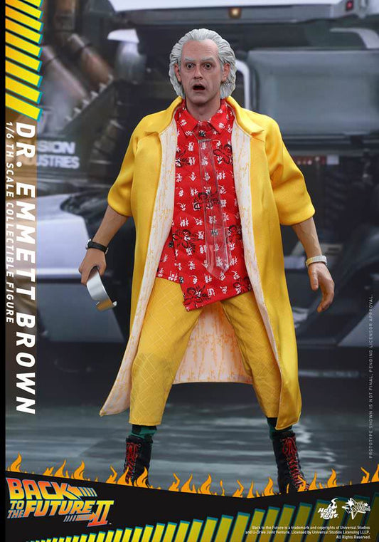 Hot Toys Back To The Future Part II - Dr. Emmett Brown MMS380 (Regular Edition)