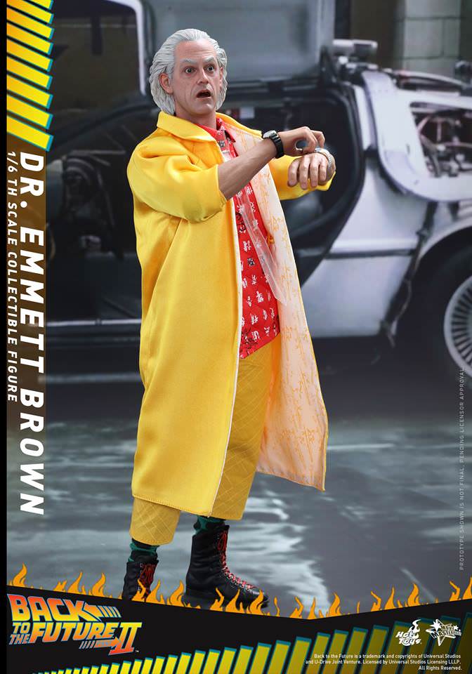 Hot Toys Back To The Future Part II - Dr. Emmett Brown MMS380 (Regular Edition)