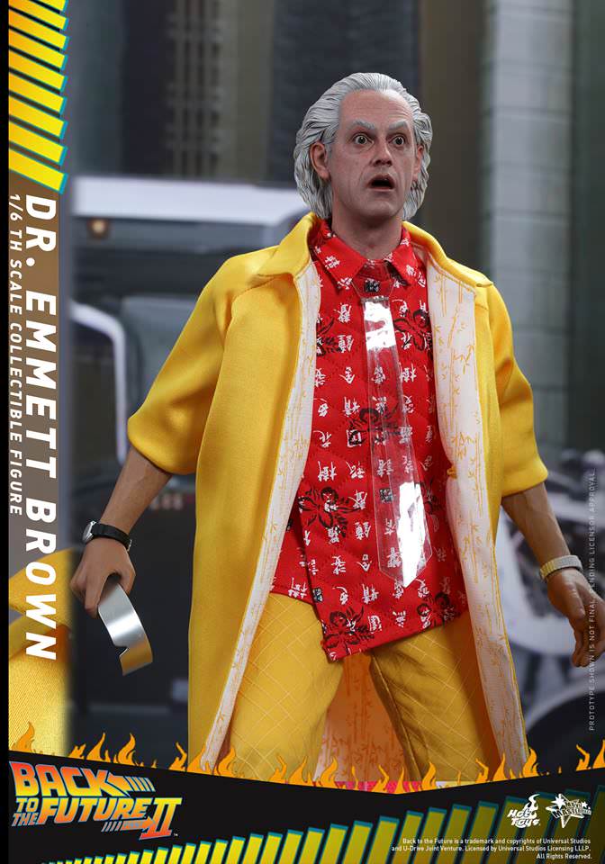 Hot Toys Back To The Future Part II - Dr. Emmett Brown MMS380 (Special Edition)