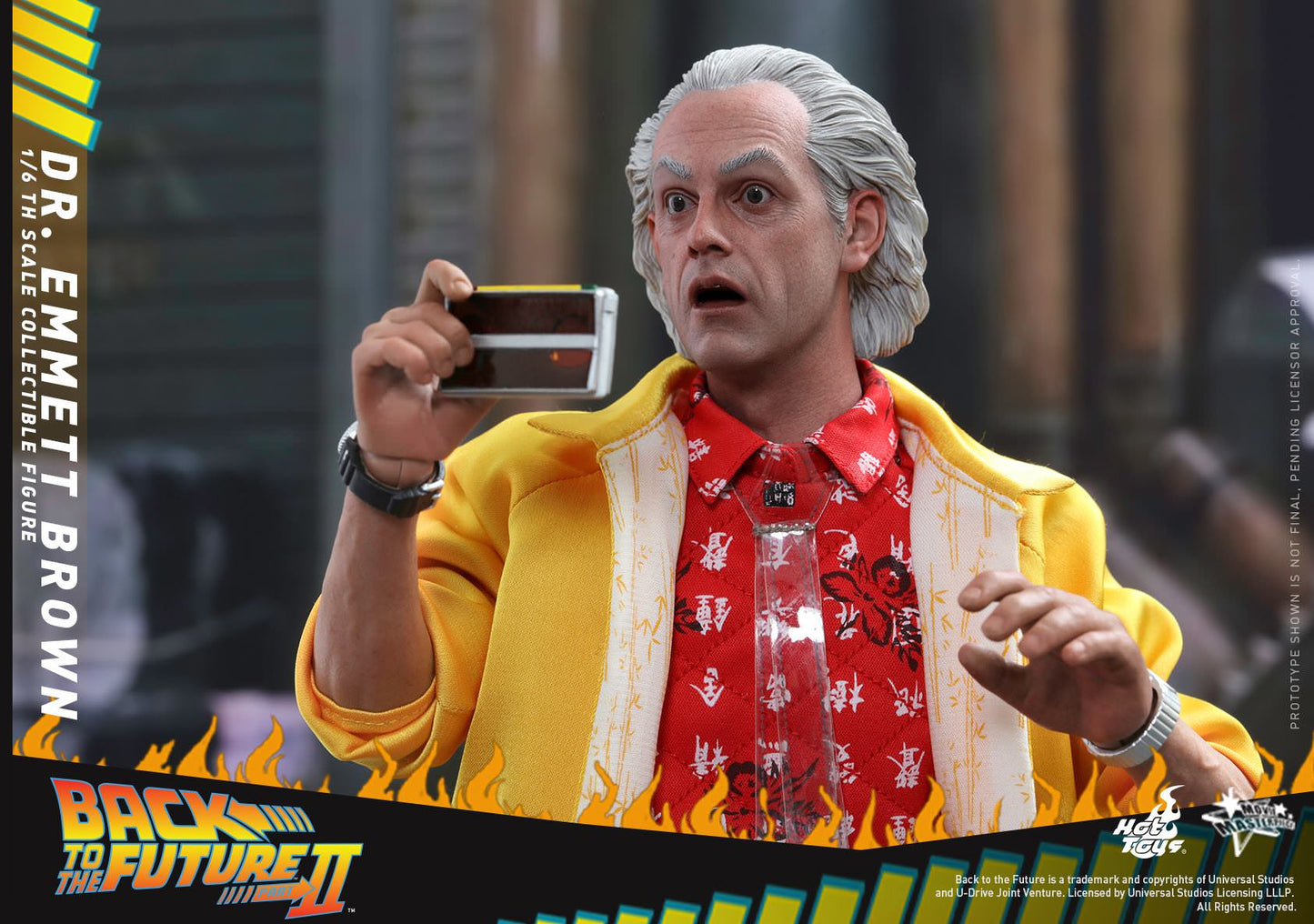 Hot Toys Back To The Future Part II - Dr. Emmett Brown MMS380 (Regular Edition)