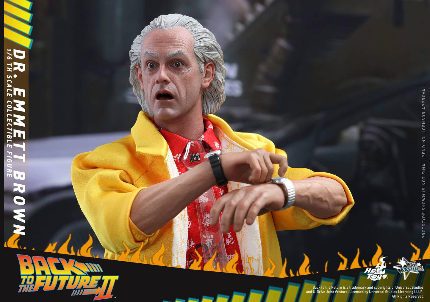 Hot Toys Back To The Future Part II - Dr. Emmett Brown MMS380 (Special Edition)