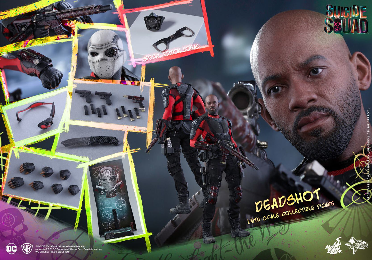 Hot Toys Suicide Squad - Deadshot MMS381 (Special Edition)