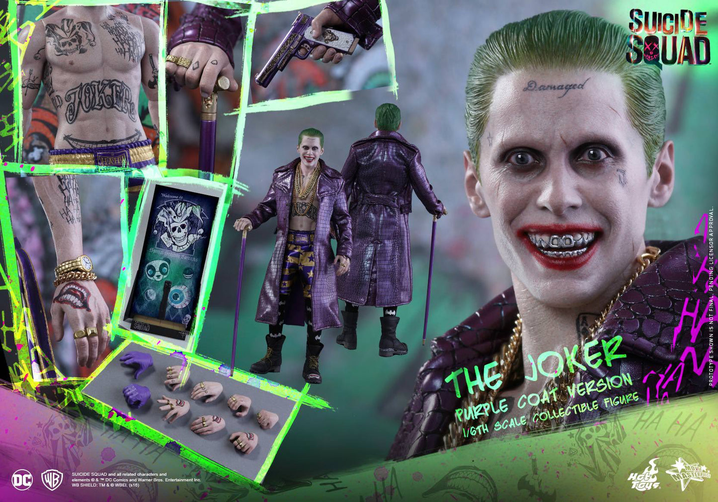 Hot Toys Suicide Squad - The Joker (Purple Coat Version) MMS382 (Regular Version)