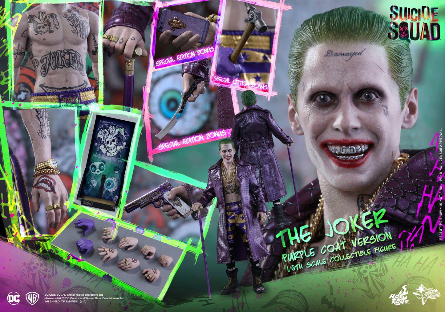 Hot Toys Suicide Squad - The Joker (Purple Coat Version) MMS382  (Special Version)