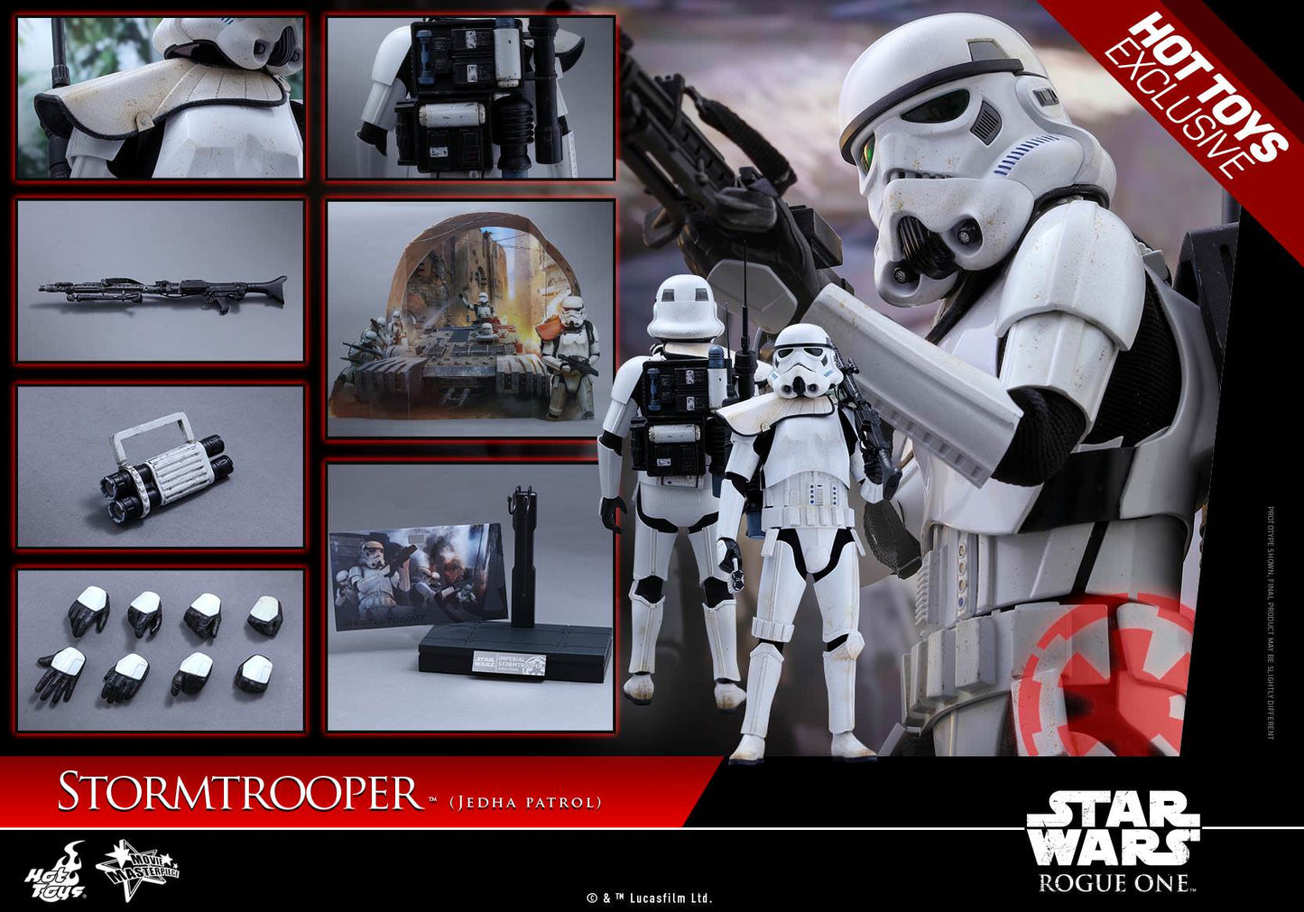 Hot Toys Rogue One: A Star Wars Story -Stormtrooper Jedha Patrol MMS386