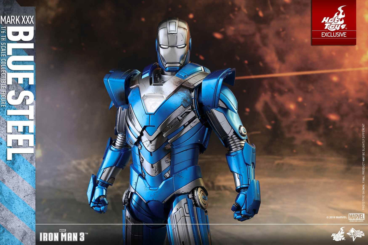 Hot Toys Iron Man 3 - Blue Steel (Mark XXX) MMS391