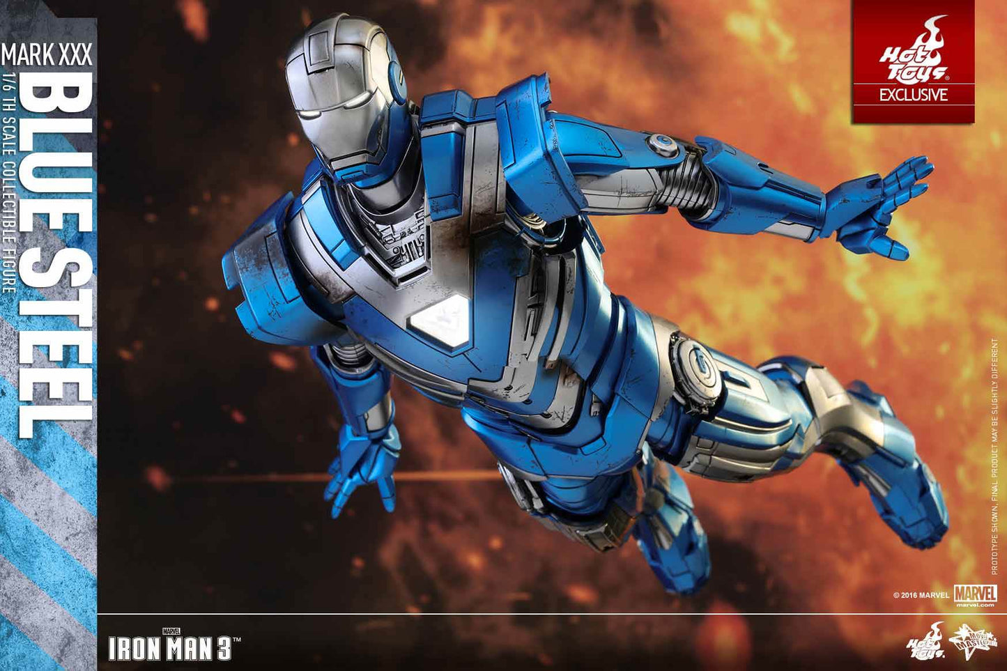 Hot Toys Iron Man 3 - Blue Steel (Mark XXX) MMS391