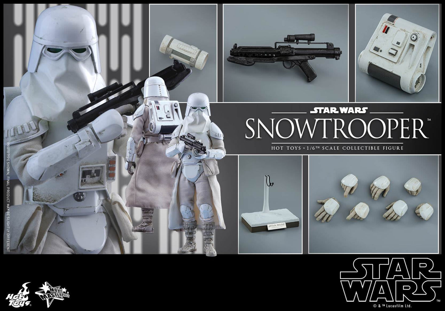 Hot Toys Star Wars: The Empire Strikes Back - Snowtrooper MMS397