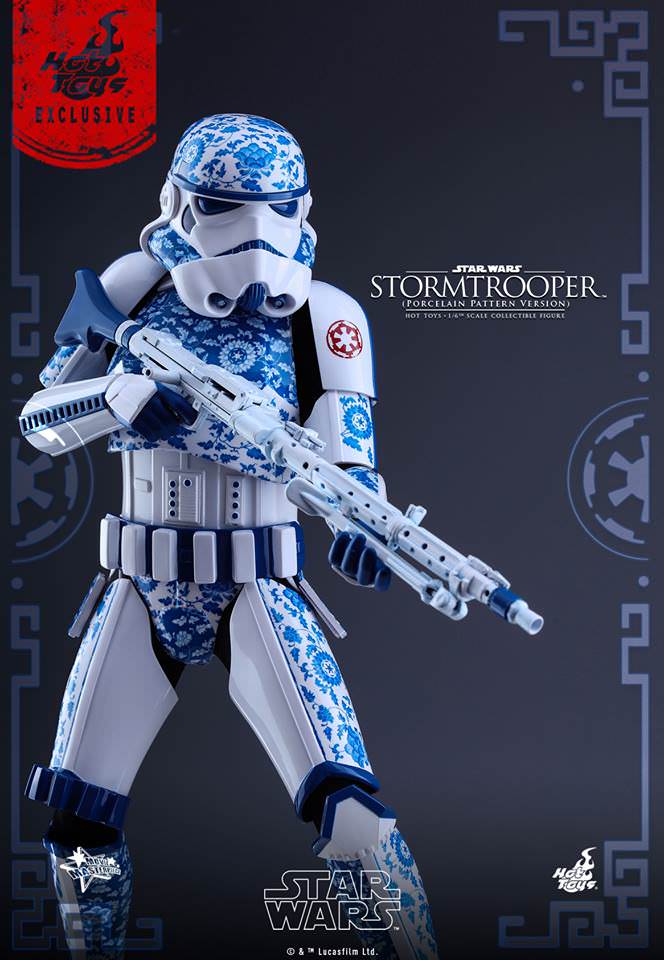 Hot Toys Star Wars - Stormtrooper (Porcelain Pattern Version) MMS401