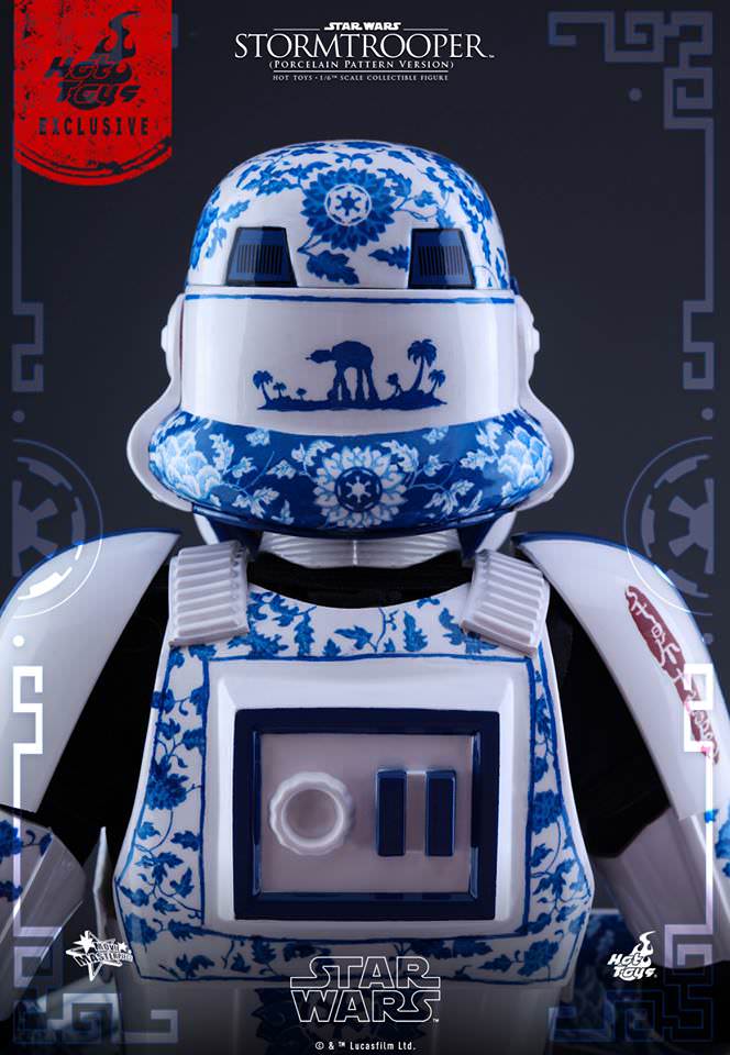 Hot Toys Star Wars - Stormtrooper (Porcelain Pattern Version) MMS401