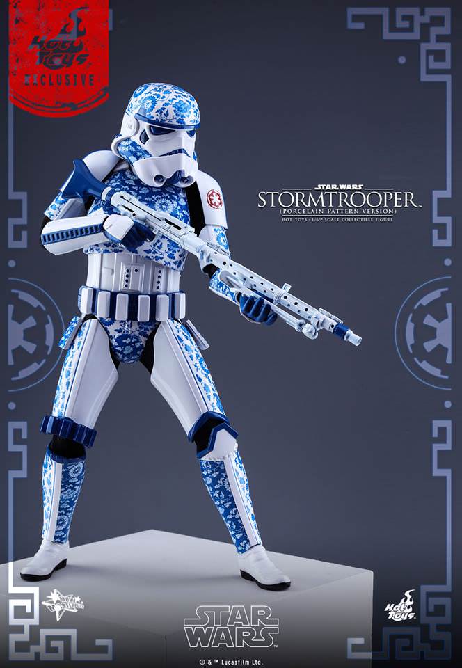 Hot Toys Star Wars - Stormtrooper (Porcelain Pattern Version) MMS401