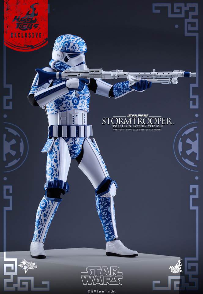 Hot Toys Star Wars - Stormtrooper (Porcelain Pattern Version) MMS401