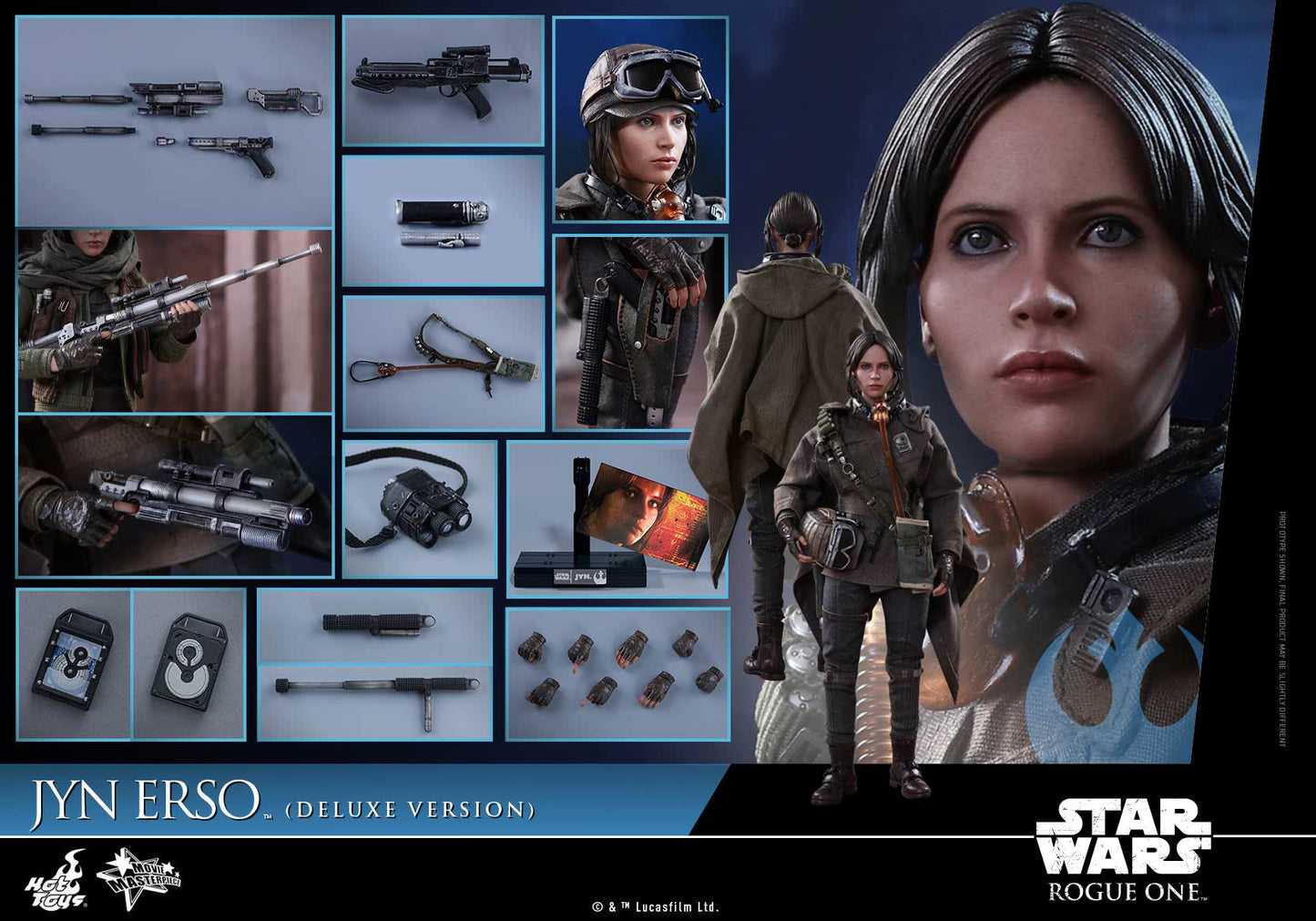 Hot Toys Rogue One: A Star Wars Story - Jyn Erso  (Deluxe Version) MMS405