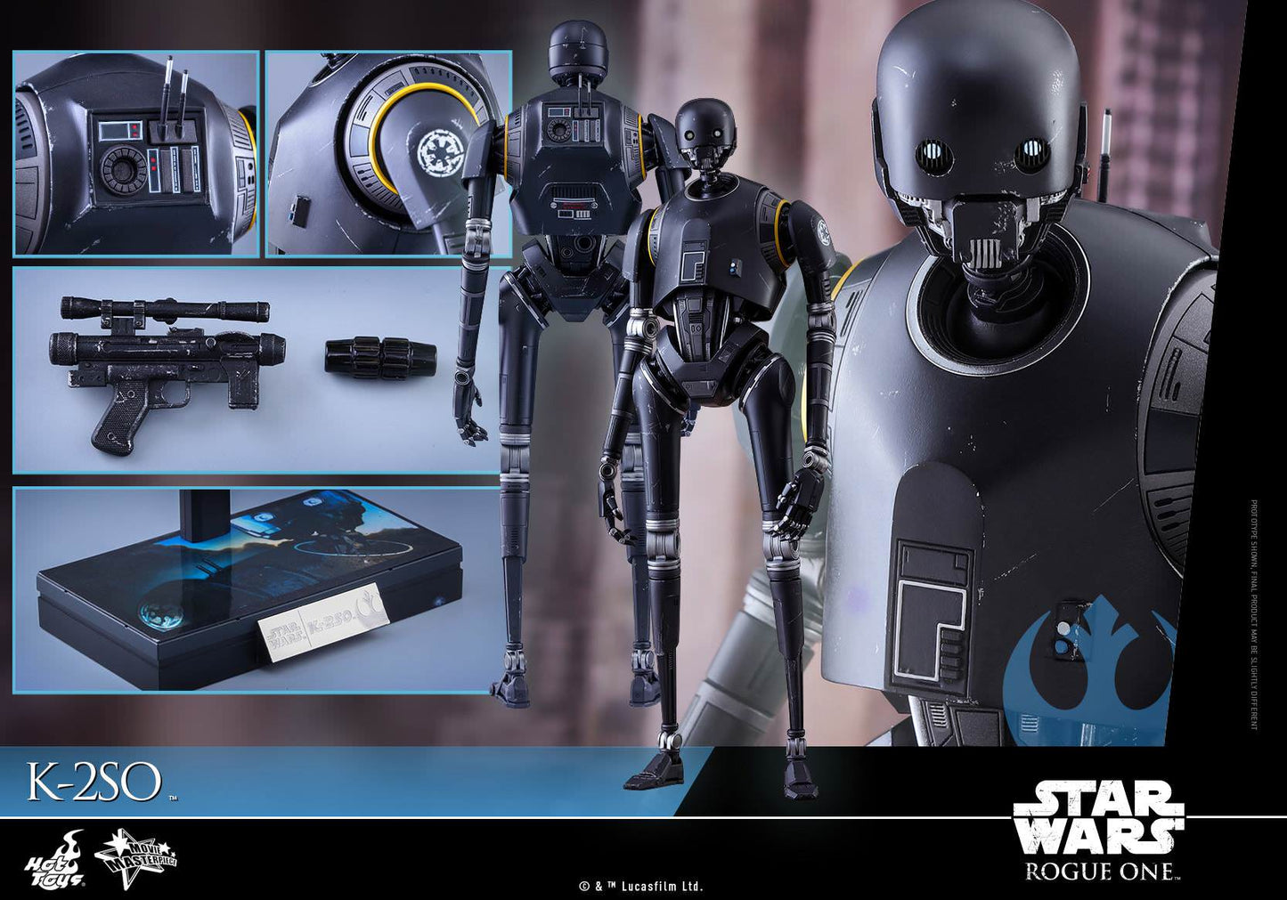 Hot Toys Rogue One: A Star Wars Story - K-2SO MMS406