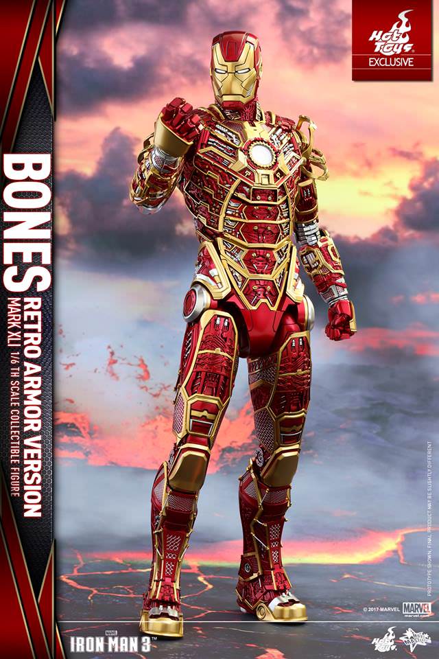 Hot Toys Iron Man 3 - Bones Mark XLI (Retro Armor Version) MMS412