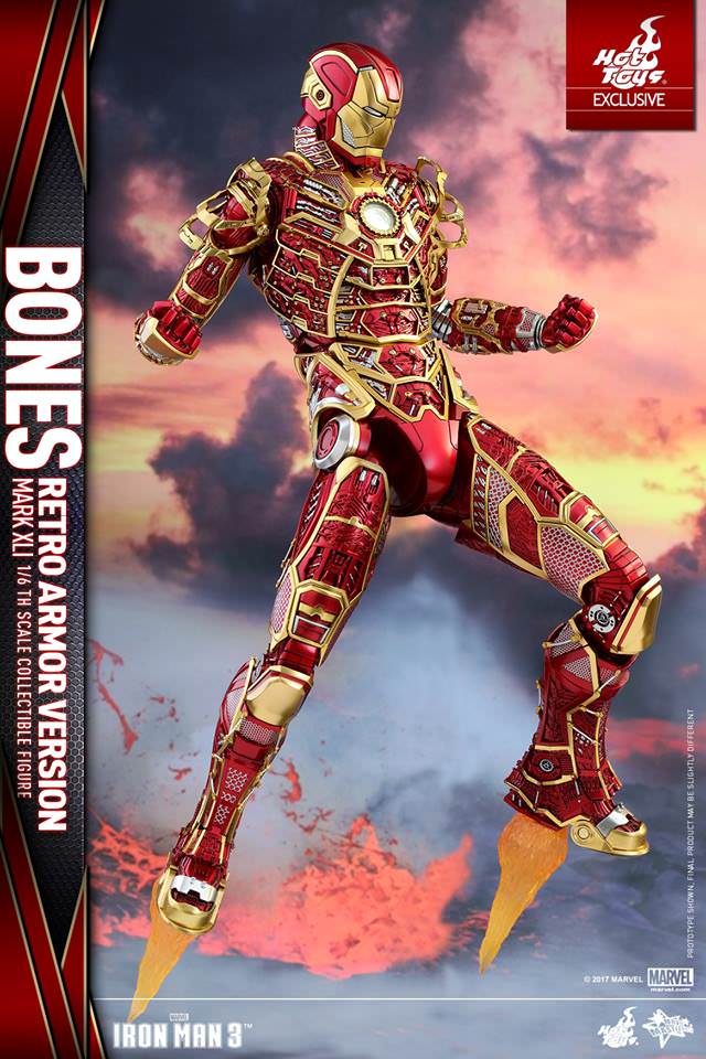 Hot Toys Iron Man 3 - Bones Mark XLI (Retro Armor Version) MMS412