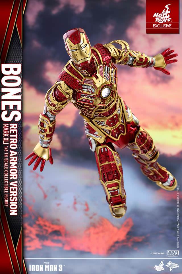 Hot Toys Iron Man 3 - Bones Mark XLI (Retro Armor Version) MMS412