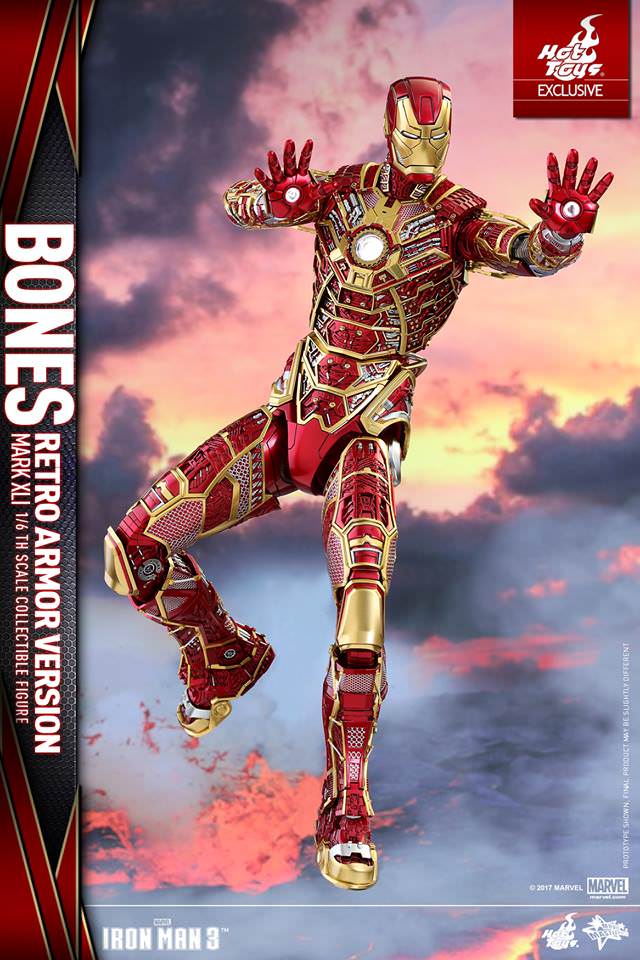 Hot Toys Iron Man 3 - Bones Mark XLI (Retro Armor Version) MMS412