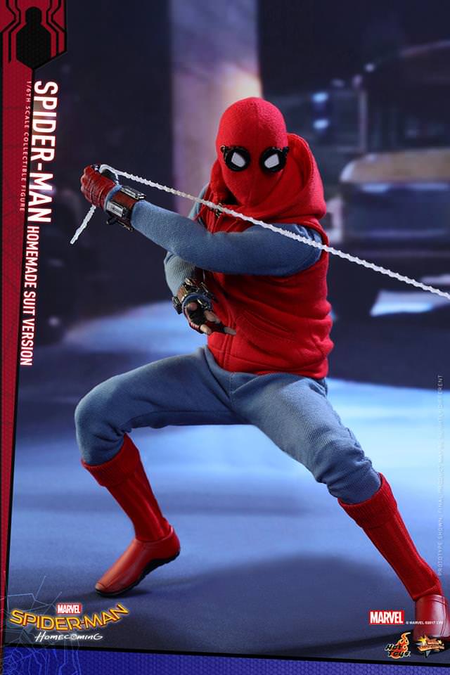 Hot Toys Spider Man Homecoming :Spider-Man (Homemade Suit Version) MMS414