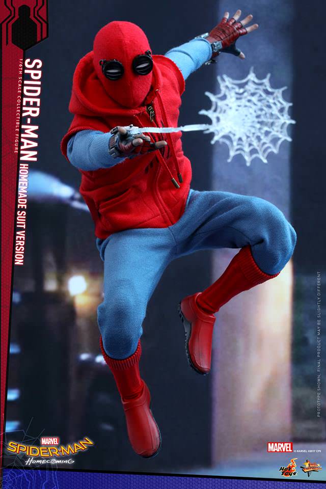 Hot Toys Spider Man Homecoming :Spider-Man (Homemade Suit Version) MMS414