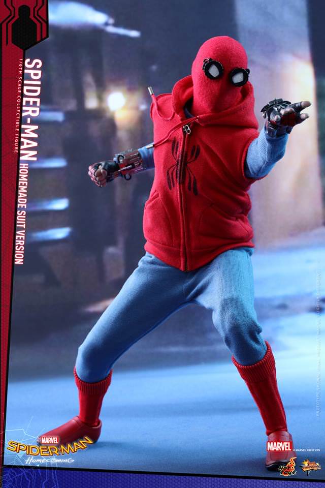 Hot Toys Spider Man Homecoming :Spider-Man (Homemade Suit Version) MMS414