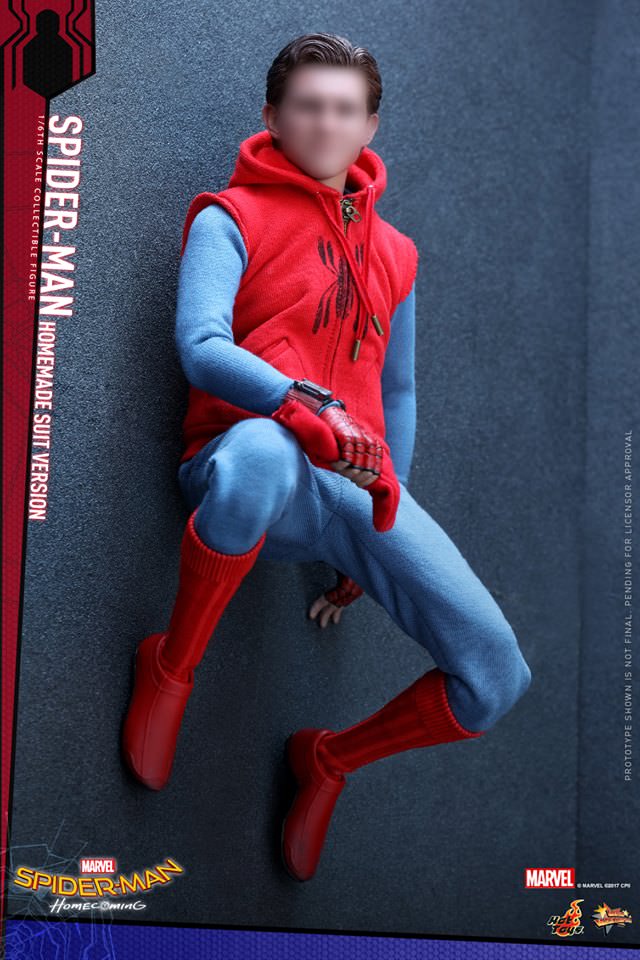 Hot Toys Spider Man Homecoming :Spider-Man (Homemade Suit Version) MMS414