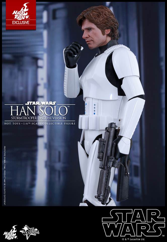 Hot Toys Star Wars: Episode IV A New Hope - Han Solo (Stormtrooper Disguise Version) MMS418