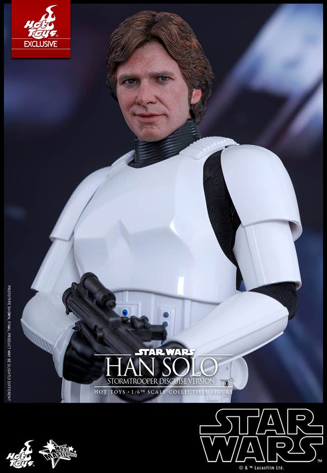 Hot Toys Star Wars: Episode IV A New Hope - Han Solo (Stormtrooper Disguise Version) MMS418